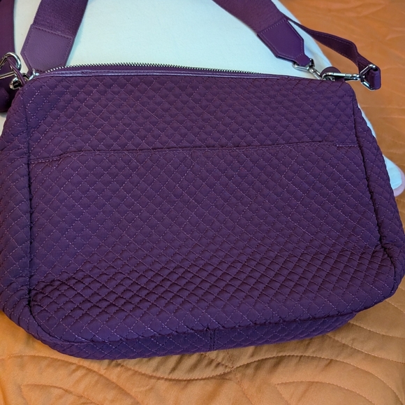 Vera Bradley Microfiber Carson Shoulder Bag - Picture 2 of 6